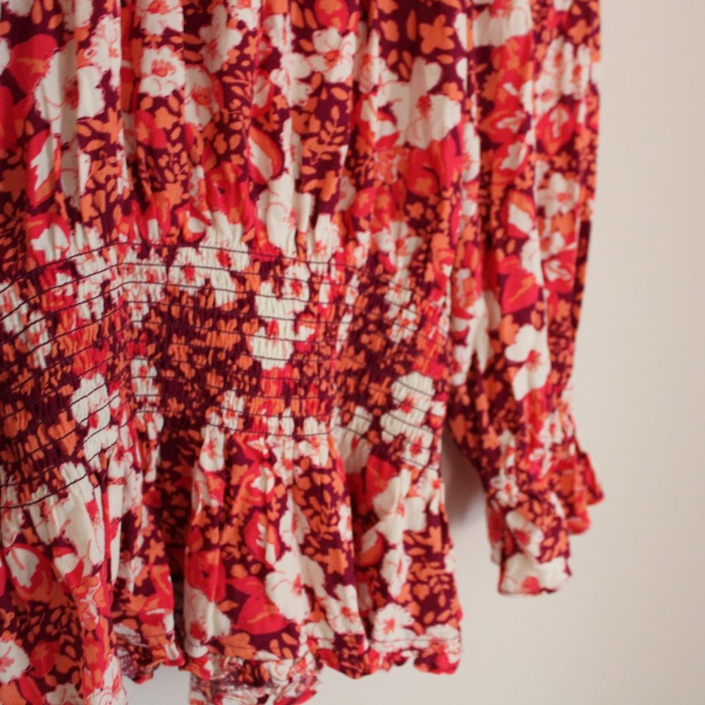 Free People Sweet Memories Floral Blouse - Picture 6 of 7